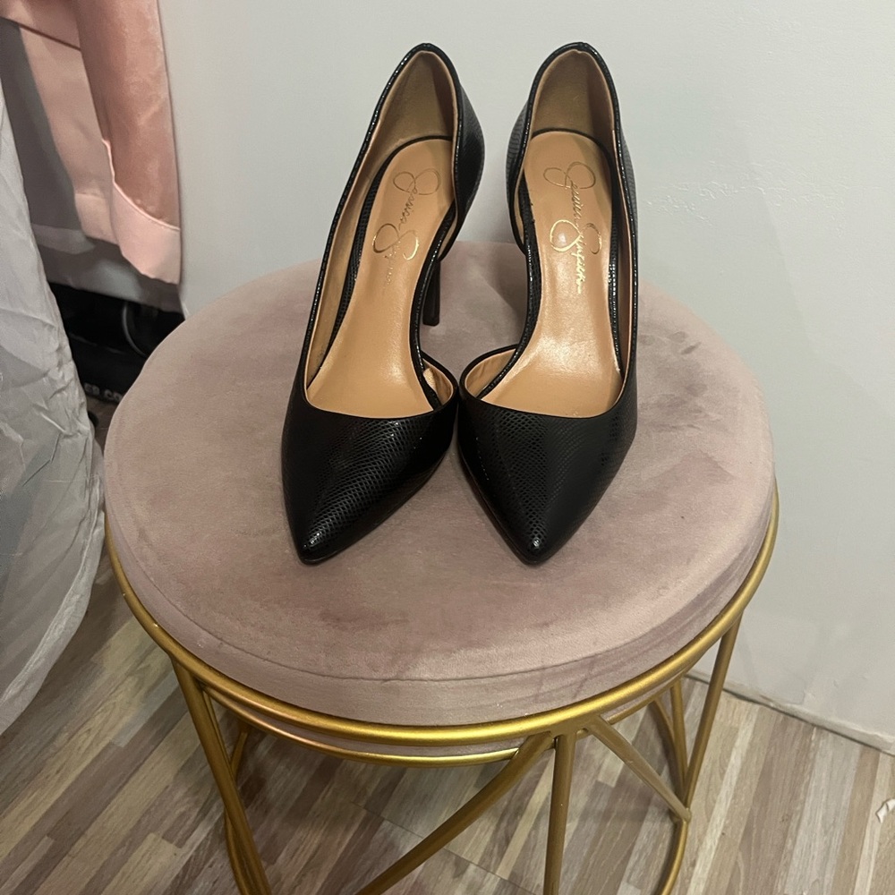 Elegant Black Stiletto Heels